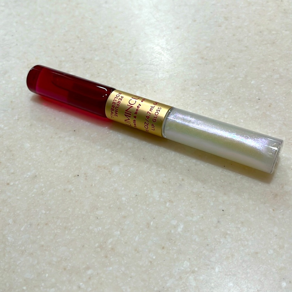 Bath and body works Luminous roller ball perfume and lip gloss brand new!